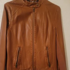 Black Rivet Brand- Brown Leather Jacket